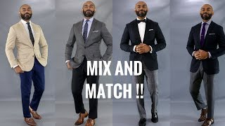 How To Mix And Match Mens SuitsMix And Match Suits [upl. by Dunc]