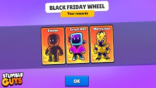 I Want ERRYRL 401 amp MERCURIAN 🤗😎 SPECIAL SKIN  BLACK FRIDAY WHEEL  Stumble Guys [upl. by Iamhaj774]