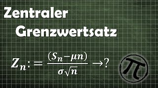 Zentraler Grenzwertsatz ZGWS  Erklärung  Aussage [upl. by Yelloh]