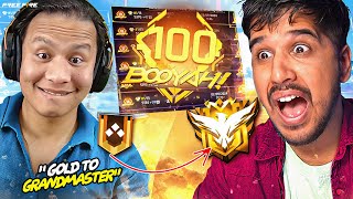 100 Streak Challenge By Amit Bhai 😵 Free Fire Max  Tonde Gamer [upl. by Pachston]