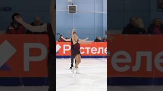 Vasilisa Kaganovskaya amp Valeriy Angelopol  Russia freestyle figure skating ice dancing pairskating [upl. by Gerdeen]