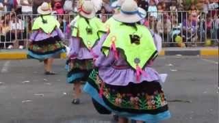 Peruvian Dancing Traditional Clothing amp Music in Chimbote [upl. by Cahan]