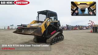 2018 ASV RT30 Skid Steer Tracked Loader [upl. by Rinee734]