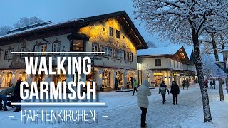 Garmisch Partenkirchen virtual walking tour 4K [upl. by Nedearb369]