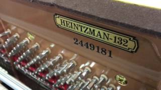 Heintzman 132 Vertical Grand Piano [upl. by Oranneg]