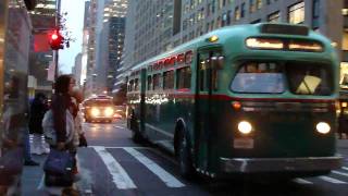 Vintage Bus Exclusive  GMC Old Look Buses 2969 amp 9098 Running On The M42  42nd Street [upl. by Maureene]