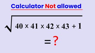 Nice Square Root Math Simplification  NO CALCULATOR [upl. by Howlond469]