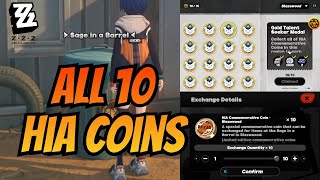 All 10 HIA Coins in Blazewood  Zenless Zone Zero [upl. by Adohr]