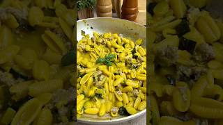 GNOCCHETTI SALSICCIA ZUCCHINE E ZAFFERANO [upl. by Jackelyn]