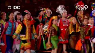 Incredible Highlights  Beijing 2008 Olympics  Opening Ceremony [upl. by Anawal932]