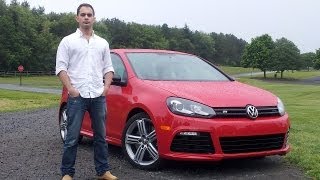 Volkswagen Golf R 2012 Test Drive amp Car Review with Ross Rapoport by RoadflyTV [upl. by Aiuoqes]