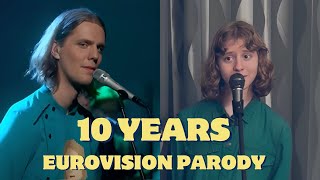 EUROVISION Parody  10 Years by Daði Freyr dadimakesmusic [upl. by Hsakiv]