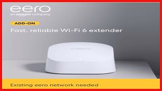 Amazon eero 6 dualband mesh WiFi 6 extender  expands existing eero network [upl. by Phail]