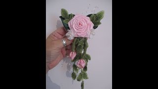 Handmade Ribbon Applique Tutorial  Part 2  jennings644 [upl. by Vescuso]