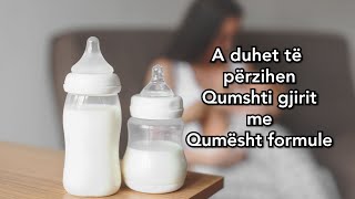 A ben te perzihet qumshti i gjirit me qumesht formule  SI DUHET TE USHQEHET I PORSALINDURI [upl. by Merle]