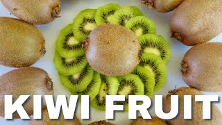 KIWI FRUIT  Learn to PEEL and SLICE within 2 minutes [upl. by Dez]