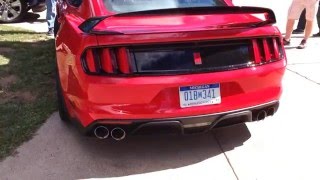 2016 Shelby GT350R Exhaust Sound Startup amp Rev  Loud [upl. by Laurianne]