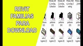 Revit familias para download completas [upl. by Icnarf]