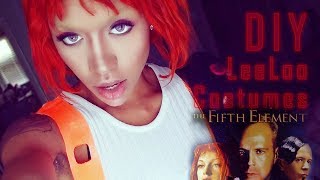 DIY  quotFifth Elementquot inspired LeeLoo Costume [upl. by Noland]