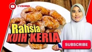 Cara Buat Kuih Keria  Ayaq Tangan Ustazah [upl. by Galer]