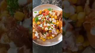 Tasty Chole Samosa Chaat Recipe food youtubeshorts recipe cooking indianfood ytshorts [upl. by Lilhak]