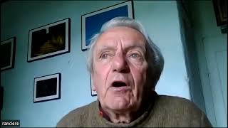 Jacques Rancière on aesthetics art movies ecology and more Part II [upl. by Godred]