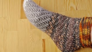 How to crochet swirl socks without heel [upl. by Barboza]