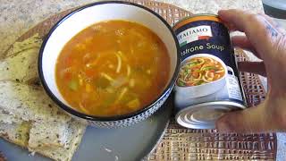 Minestrone Soup  Italiamo  Lidl  £109p Food Review Italian Cuisine [upl. by Bertle]