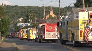 Wm Walker Hose Company Firemans Carnival Parade 72019 [upl. by Einhoj]