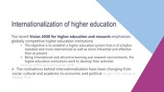 Internalization of Higher Education [upl. by Eiten]