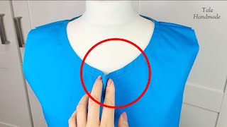 5 Greatest ways to reduce a wide neckline with or without a sewing machine [upl. by Kalina]