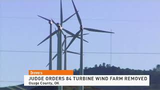 Oklahoma Judge Orders 84 Turbine Wind Farm To Be Removed [upl. by Salohcim]