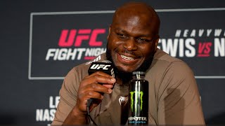 DERRICK LEWIS EXPLAINS WHY HE TOOK HIS PANTS OFF AND MOONED THE CROWD AT UFC ST LOUIS [upl. by Prisca482]