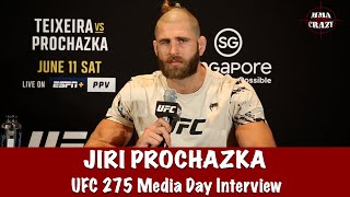 Full Jiri Prochazka UFC 275 Media Day Interview talks Glover Teixeira [upl. by Ettessil189]