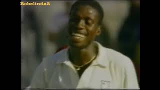 Curtly Ambrose 845 vs England 4th test 1990  Cricket Australia Archive [upl. by Ennirac877]