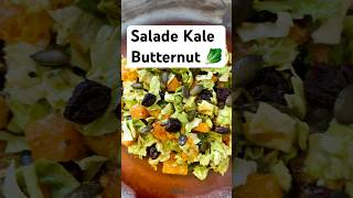 Salade Kale Butternut 🥬  recette en description livecook vegan recipe food healthy glutenfree [upl. by Apfelstadt]