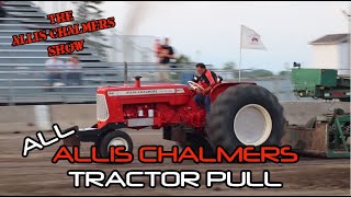 Allis Chalmers Show All Allis Chalmers Tractor Pull 2022 Orange Spectacular [upl. by Zildjian]