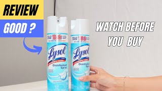 Lysol 2 pack disinfectant spray review [upl. by Hillhouse]