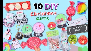 10 DIY BEST CHRISTMAS GIFT IDEAS  Gifts For Best Friend Family Secret Santa  Quick amp Easy [upl. by Demetris]