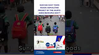 Sunyani East town roads asphalting project by the AkufoAddoBawumia gov’t [upl. by Rabiah496]