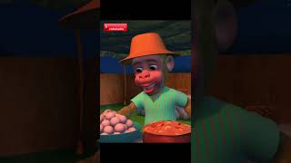 বাঁদর মামা  Bandar Mama Monkey Song  Bengali Rhymes and Cartoons  Infobells [upl. by Latashia]