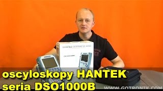 Przenośne oscyloskopy Hantek seria DSO1000B skopometry [upl. by Eahsed]