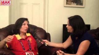 Olivera Nakovska Bikova  Macedonian Paralympic Gold Medalist  London 2012 [upl. by Ynnig]