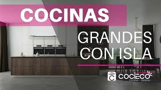 Cocinas grandes con isla 🥇 Mobiliario de cocina con isla [upl. by Siravat]