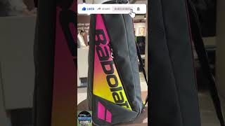 BABOLAT PURE AERO RAFA 2023 12R KIT BAG YELLOWPINKBLUE tennis babolat new kitbag [upl. by Letizia]