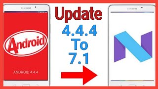 How To Update Your Android Version 444 To 800  How To Update Android Version 444 To 71 [upl. by Wallas452]