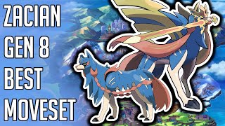 Zacian Best Moveset Sword and Shield  Zacian Best Moveset Moves Nature Item Ability Gen 8 [upl. by Aneloc]