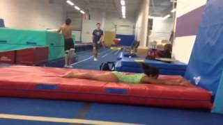 Handspring Drills on Vault [upl. by Radbun]