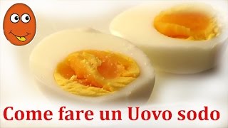 Come fare un Uovo sodo Video ricetta [upl. by Norat]