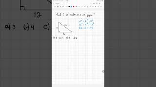 Matemática básica teo Pitágoras shorts [upl. by Rubel132]